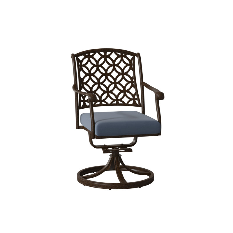Casa Outdoor Dining Armchair, Chestnut Brown, Pique Gravel Sunbrella®