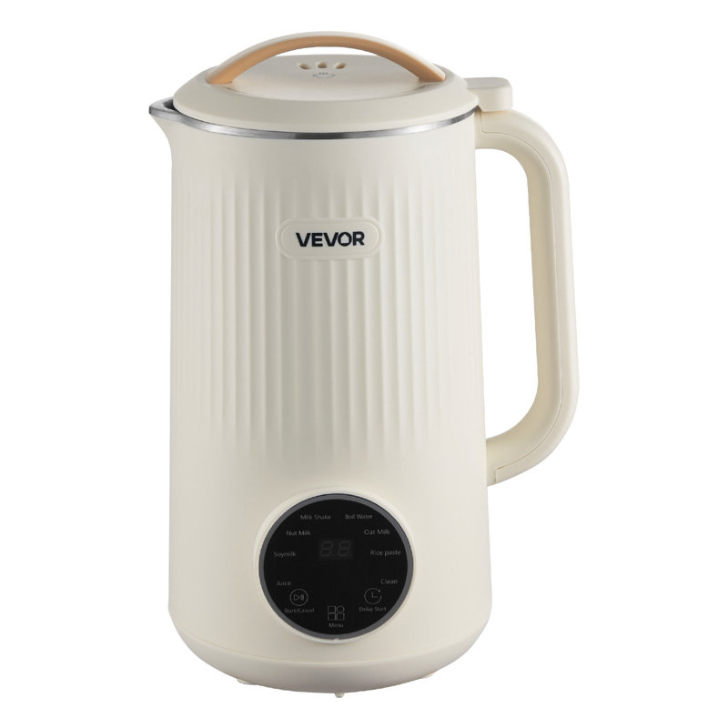 Machine à lait 8 en 1, machine à lait de soja 34 oz avec mélange de 180 W, pour avoine maison, noix, soja, jus, lait frappé, céréales de riz, boissons à base de plantes avec auto-nettoyage, eau bouillante, délai de 12 heures