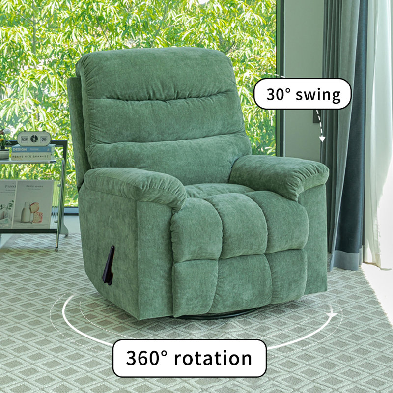 Single Sofa Living Room Multi-Functional Recliner, Green