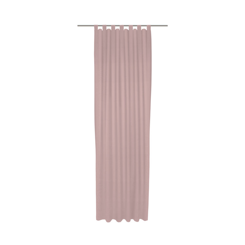 Uni Collection Room Darkening Curtain, 142cm Width x 295cm Drop, Pink
