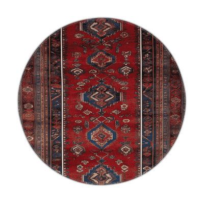 Persian Brown Indoor and Outdoor Area Rug