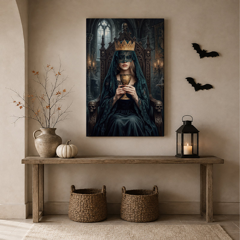 Art gothique sur toile, Halloween gothique, H 36 po x l 24 po