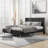 Sutter Upholstered Wingback Bed-1249700962-1233515341