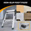 Escabeau pliable en aluminium 42,5 po