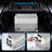 49QT(45L) Ultra-fast Cooling Car Refrigerator with Dual-compartment Independent Temperature Control & Display, -4?~68?,Portable Car Fridge with Robust Wheels & Handle For Easy Rolling, 12/24V DC, 110V/220VAC, Black/Grey-111071588