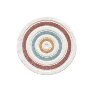 Non-Slip Polypropylene Area Rug, 6.6 x 6.6 Feet | 100% Antibacterial, Machine Woven, 17 mm Pile Height | Durable & Easy to Clean, Perfect for Living Room & Bedroom, 1600 g/m² for Comfort & Style
