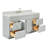 Hamlet 67'' Single Bathroom Vanity with Carrara Marble Top-93068174