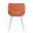 Lake Fabric Upholstered Dining Chair with Chrome Metal Legs-96382168-96382166