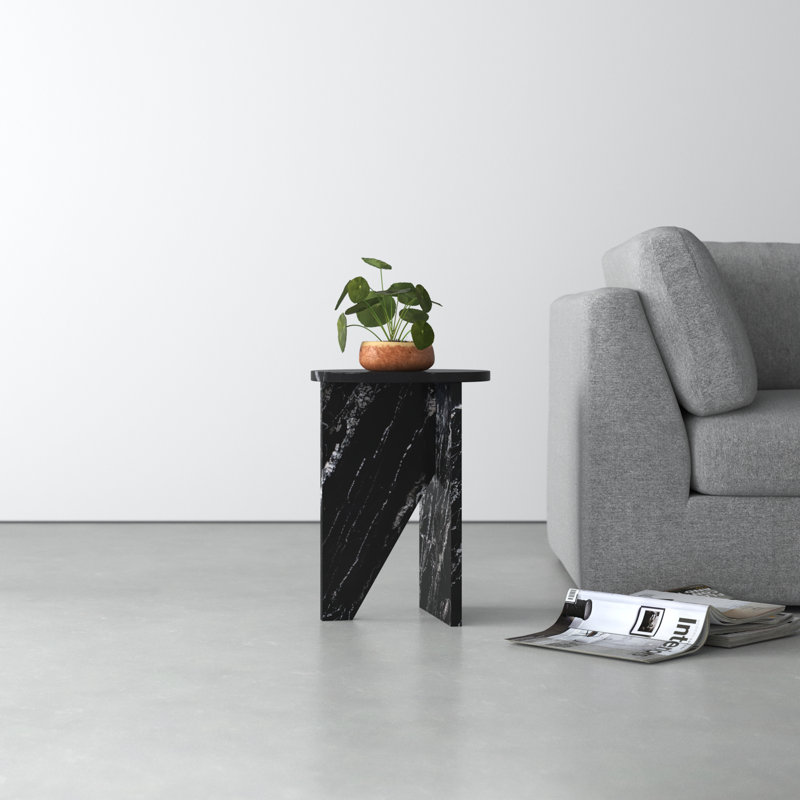 Table d'appoint Shayne, Noir
