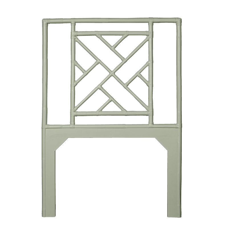 Alden Open-Frame Headboard, Twin, Celery Green