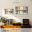 «Skis in Snow», 3 pièces sur toile-98562829
