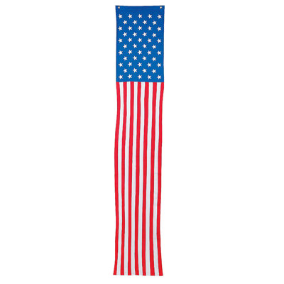 Skammel Double Sided 84'' H x 15'' W Polyester Independence Day House Flag
