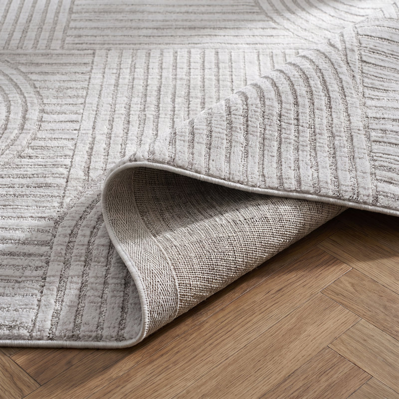Tapis gris avec tapis, Tapis de couloir 2 pi 3 po x 5 pi 1 po