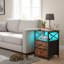 Metal Bedside Table-1089298989