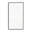 Wooden wall mirror with slim, minimalist frame-413346694-413346695