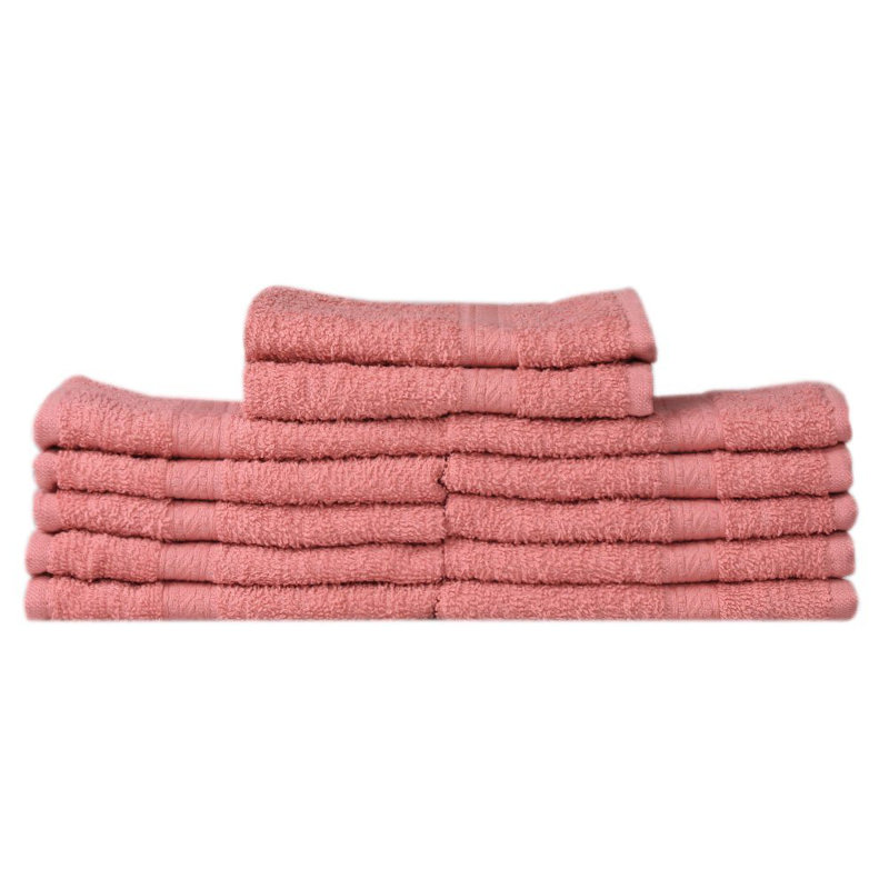 Cotton Face Towels, Rose