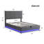 Chandace Upholstered UK Double - DE 135 X 190 Cm Ottoman Storage Bed-1966982988