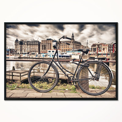 " Bike Over Bridge In Amsterdam "