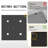 Grid 16 Opening Collage Picture Frame Set, Gold PVC Wall Gallery Decor-1075470691