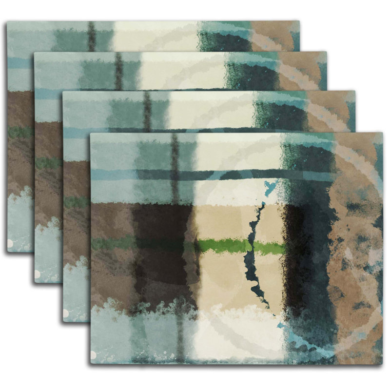 Napperon abstrait en polyester