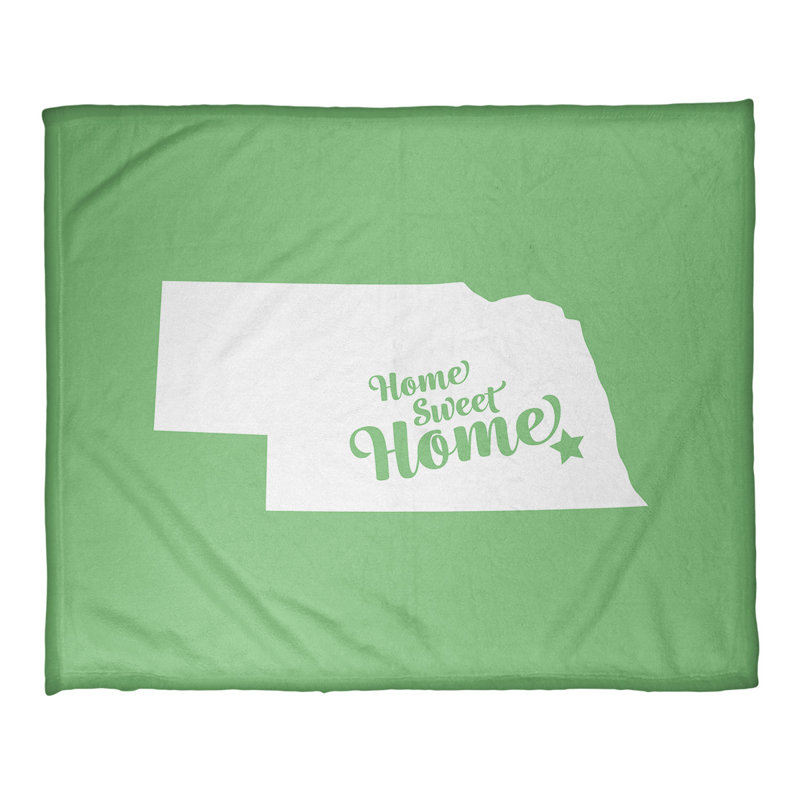 Jeté en polaires pour lincoln home, l 52,5 po x L 62,5 po, Vert