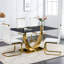 Ensemble de salle à manger 5 pièces Modern Glam-1925332807-1889160874
