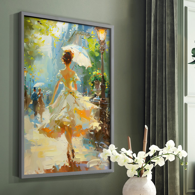 WOMEN-CCVIII - Reproduction d'art encadrée de qualité supérieure - prête à être accrochée, Gris, H 10 po x l 8 po