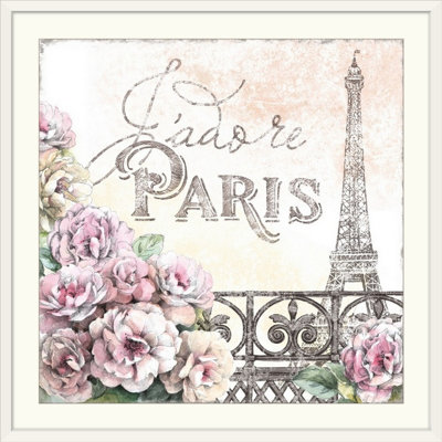 « iii », reproduction d’impression en forme d’art Paris Roses