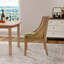 Chaises de salle à manger, fauteuils avec coussins Modern Rattan-2127098022