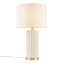 Lampe de table texturée à pois