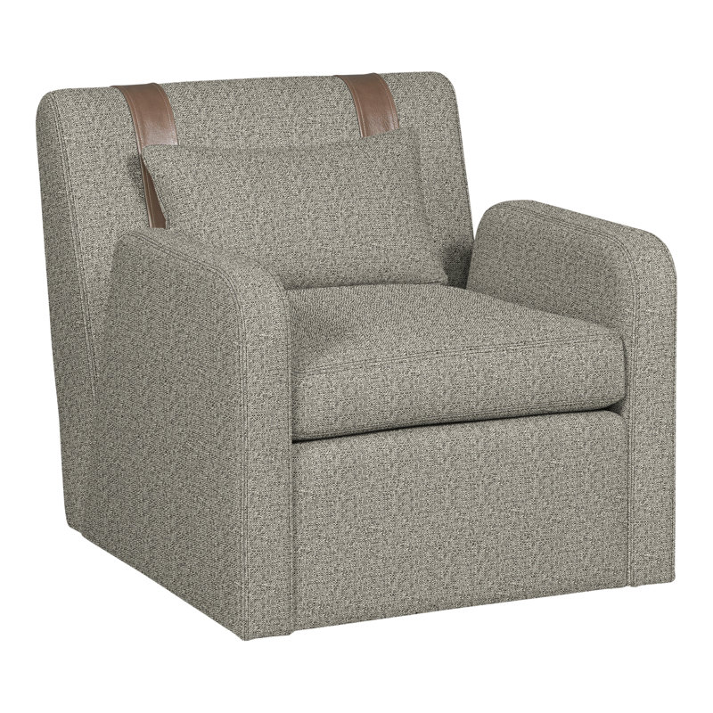 Colvin Swivel Armchair, Tuck Graphite