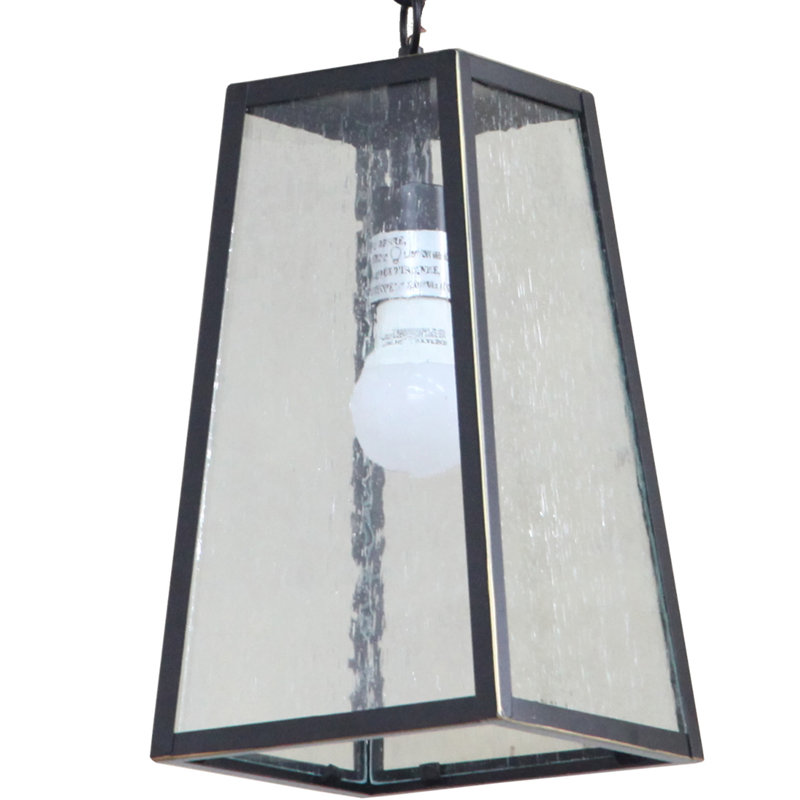 Lanterne suspendue d'extérieur 1 lumière H 16 po Imperial Black