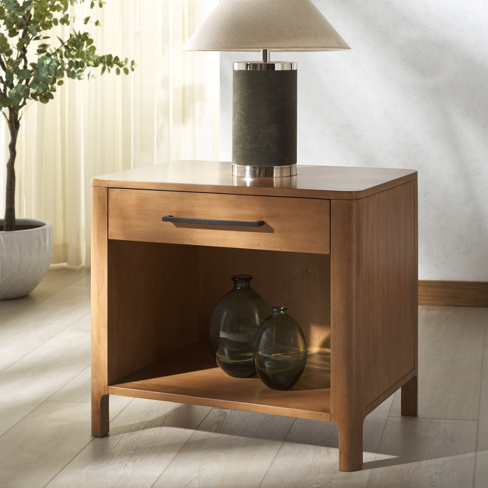 Edgeworth 28'' W Nightstand, Natural