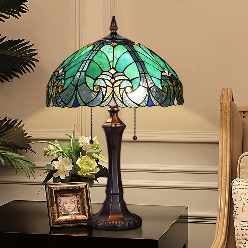 Beeston 23" Brown Tiffany Table Lamp