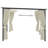 vidaXL Gazebo with Curtains 9.8'x19.7' Cream Steel-132907520