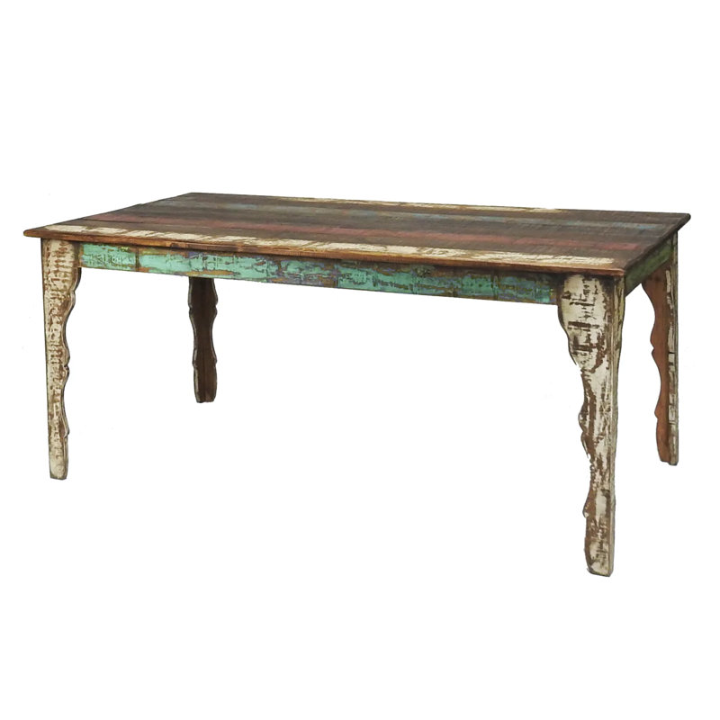 Dilks Pine Solid Wood Dining Table