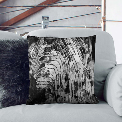 Animal Print Square Throw Cushion