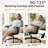 Ergonomic Executive Office Chair with Footrest, High Back Mesh Desk Chair with Dynamic Lumbar Support & Adjustable Headrest, Reclining Computer Chair for Home Office，350LBS-732987374