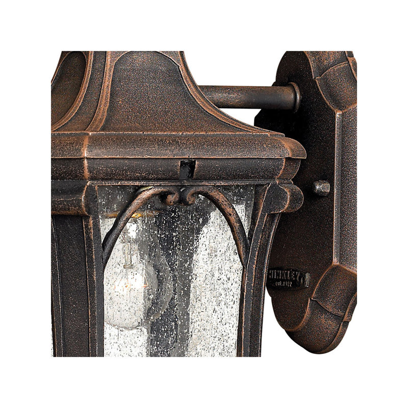 Cloee Outdoor Wall Lantern, Museum Black, Incandescent