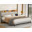 Gearl Upholstered Bed With Storage Shelf Headboard & Charging Station-2108611655-2108611659