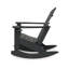 Chaise berçante d'extérieur en polyéthylène Caty-1900217153