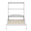 Grand lit escamotable mural avec coussin, cadre de lit pliant en bois convertible en canapé-1061993162
