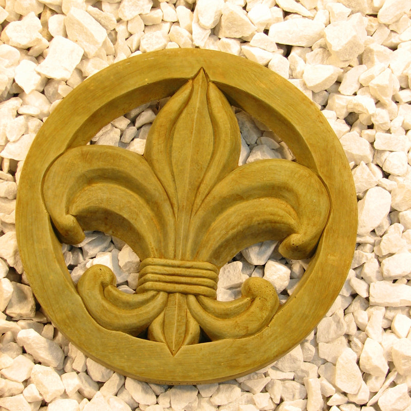 Tremplin Fleur De Lis, Bronze patiné