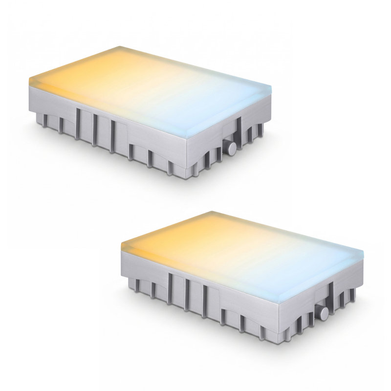 Lumière de pavé 6 x 9 pouces à basse tension de 5 ct, lumière de brique sans éblouissement, lumière de paysage à DEL sûre