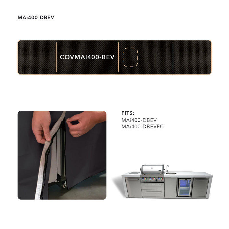 Durable Weather Resistant Cover For 400 Island And Beverage Center