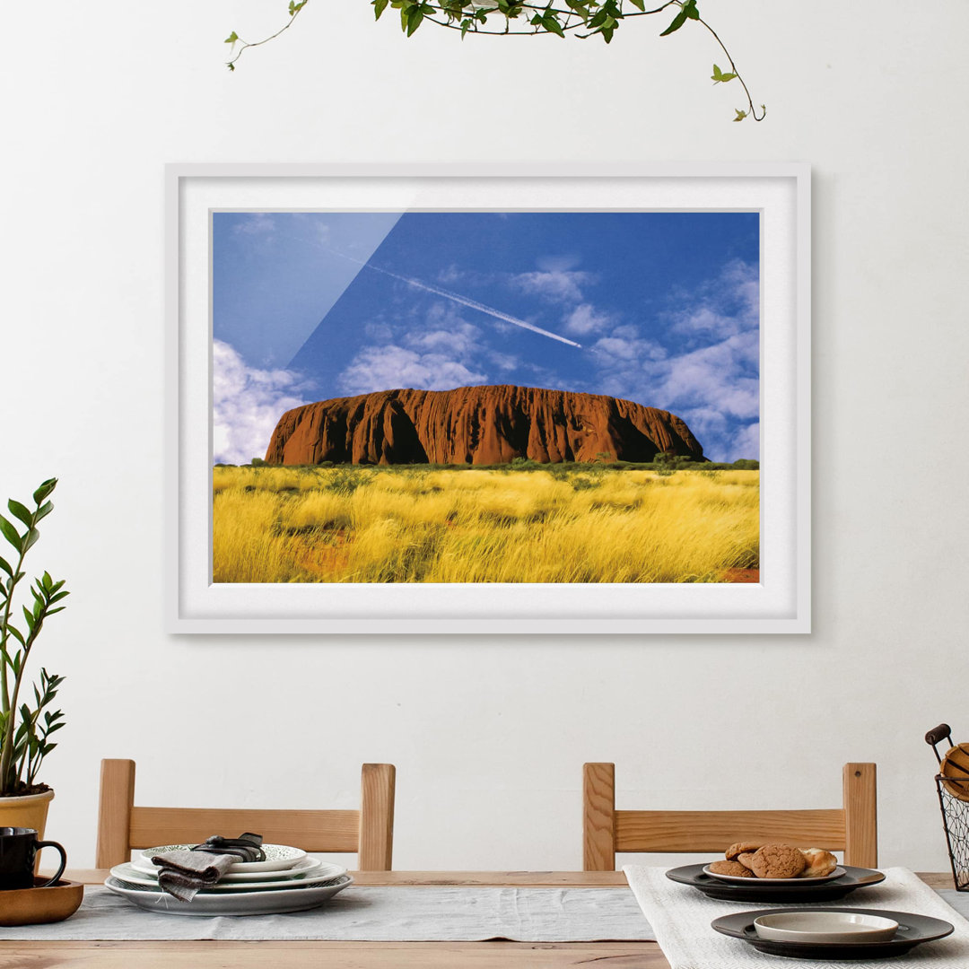 Gerahmtes Poster Uluru