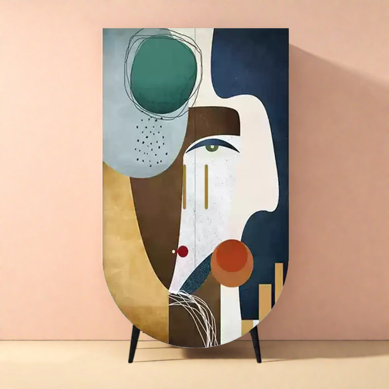Armoire moderne à double porte minimaliste