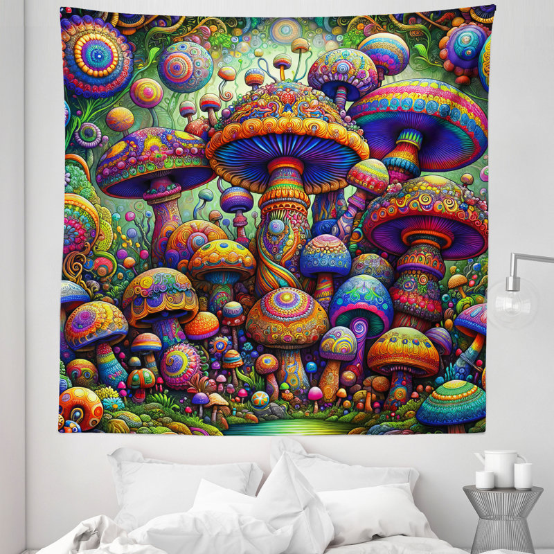 Tapisserie en microfibre, H 88 po x l 88 po