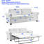 Lit escamotable de 83,8 po et 21 po - Ameublement. Tissu, matelas pliant, structure solide, 3, convertible beige pour le salon et les appartements. Structure stable, mousse à haute résilience, processus d'assemblage facile.