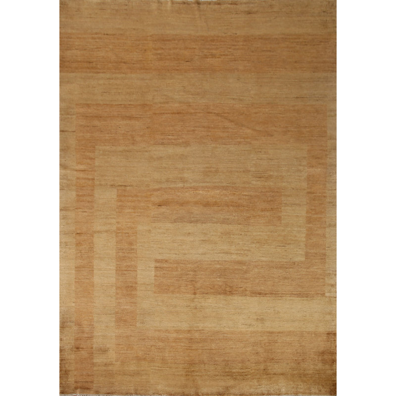 Tapis unique en laine noué à la main nouvel âge 6 pi 10 po x 8 pi Arkose